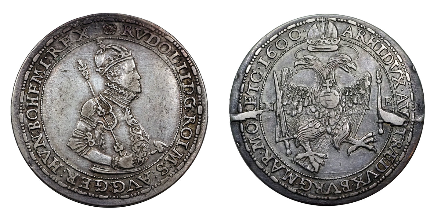 Rudolf 1576-1608 tallér 1600 NB