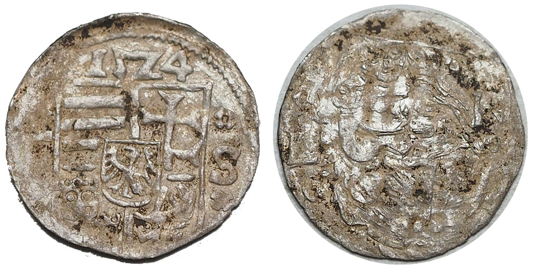 II.Lajos 1516-1526 denár 1524 RRR!