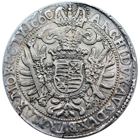 I.Lipót 1657-1705 tallér 1660 KB