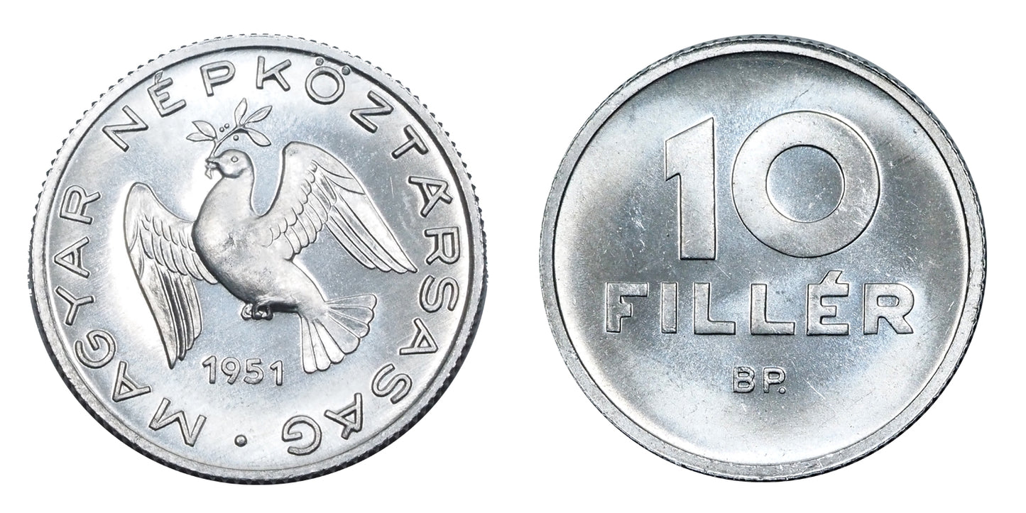 10 fillér 1951