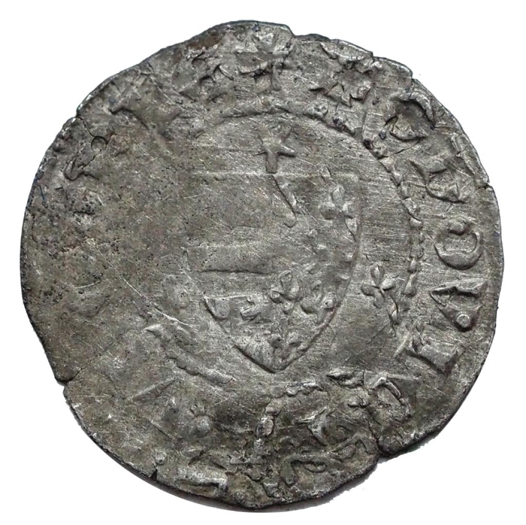 I.Lajos 1342-1382 denár liliom-csillag UNIKUM!