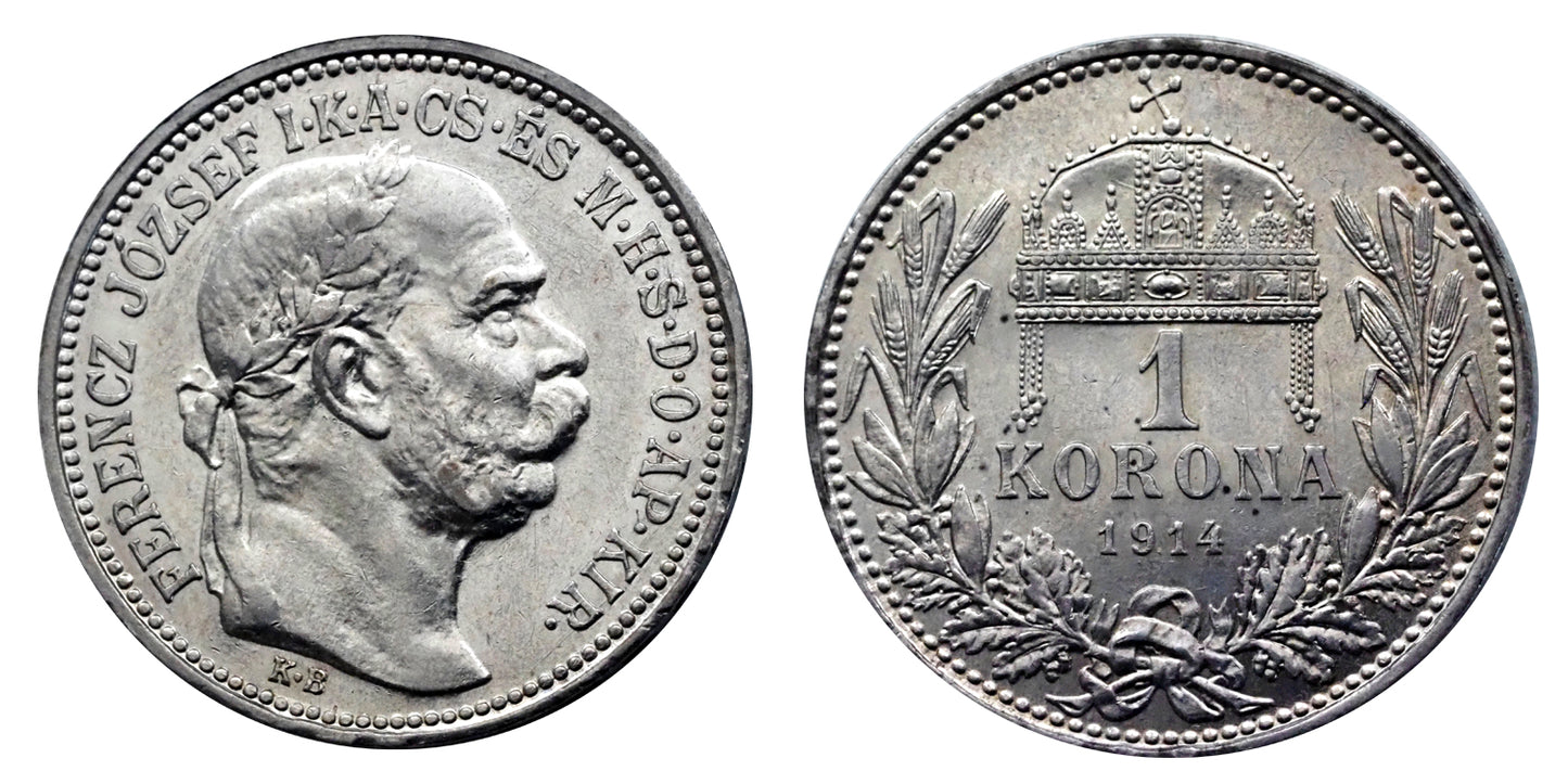 Ferenc József 1 korona 1914