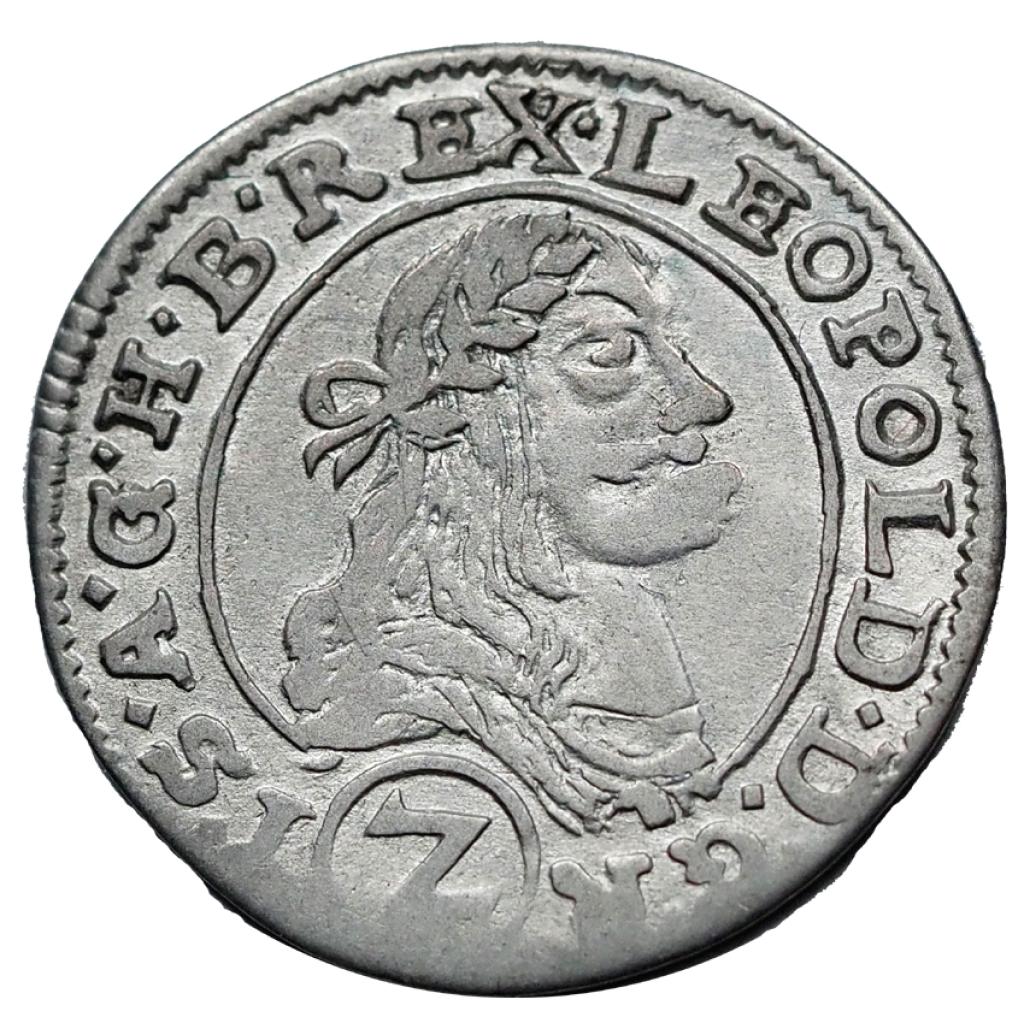 I.Lipót 1657-1705 2 krajcár 1674 KB