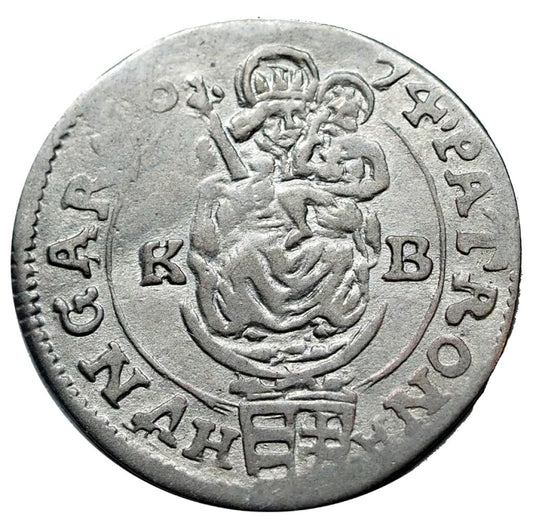 I.Lipót 1657-1705 2 krajcár 1674 KB