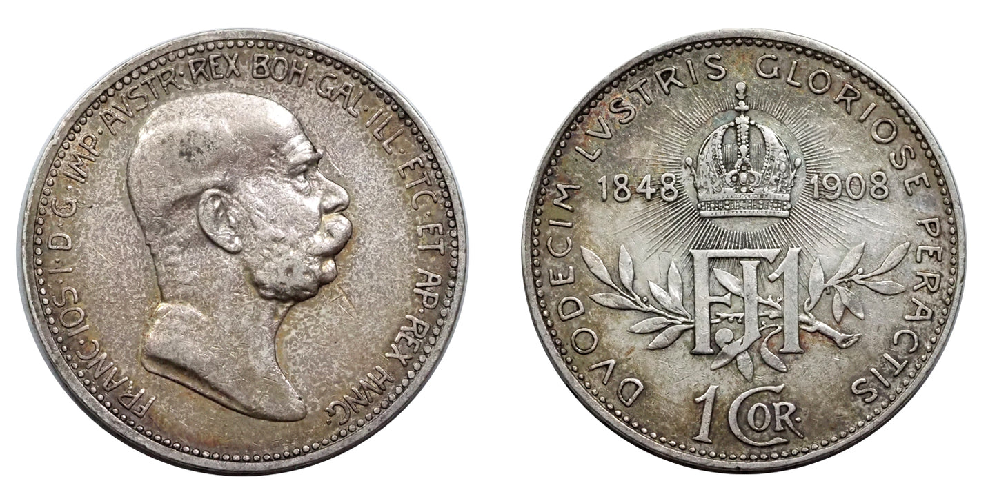 Ferenc József 1848-1916 1 korona 1908