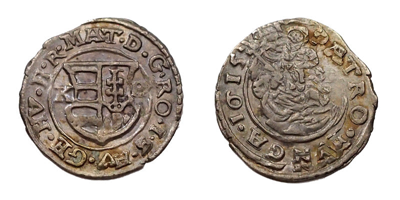 II.Mátyás 1608-1619 denár 1615