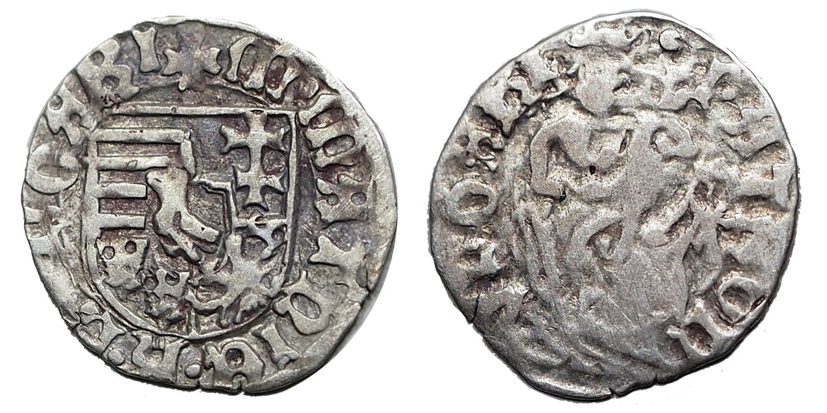 Hunyadi Mátyás 1458-1490 denár RR!