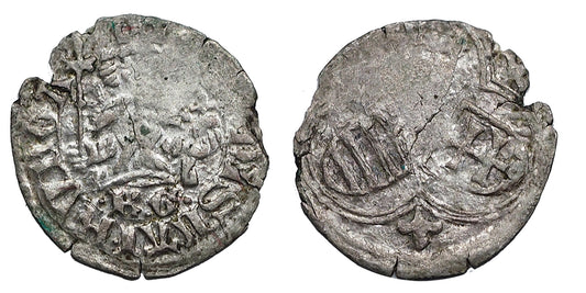 V.László 1440-1453 denár RR!