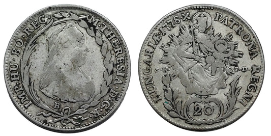 Mária Terézia 1740-1780 20 krajcár 1778