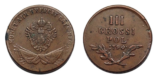 Ferenc 1792-1835 III grossi 1794