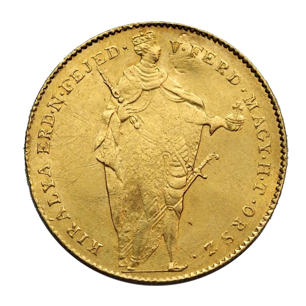 Szabadságharc dukát 1848 keskeny címer R!