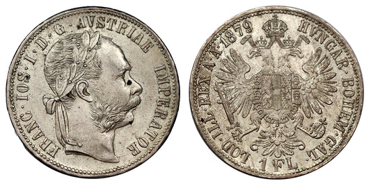 Ferenc József 1848-1916 Florin 1879