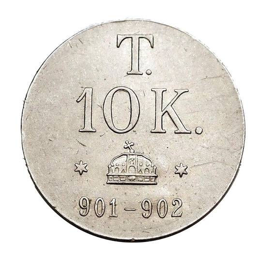 Ferenc József 1848-1916 10 koronás ellenőrző súly