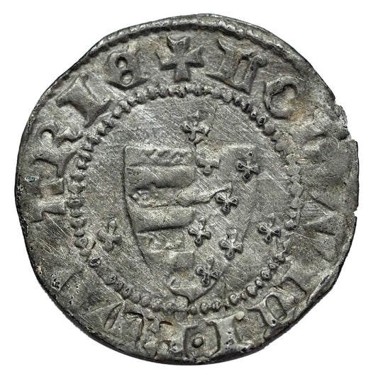 I.Lajos 1342-1382 denár liliom FB R!