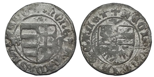 V.László 1453-1457 denár R!