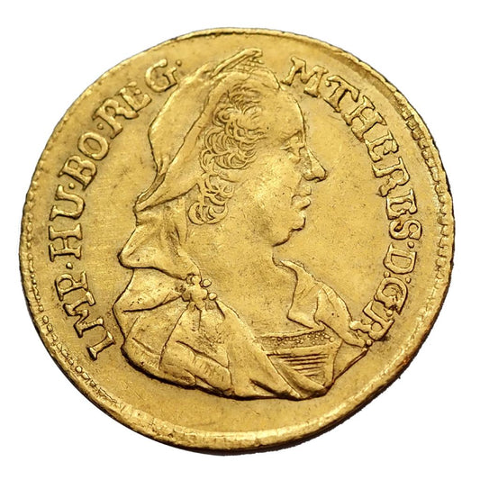 Mária Terézia 1740-1780 dukát 1771 B-L R!