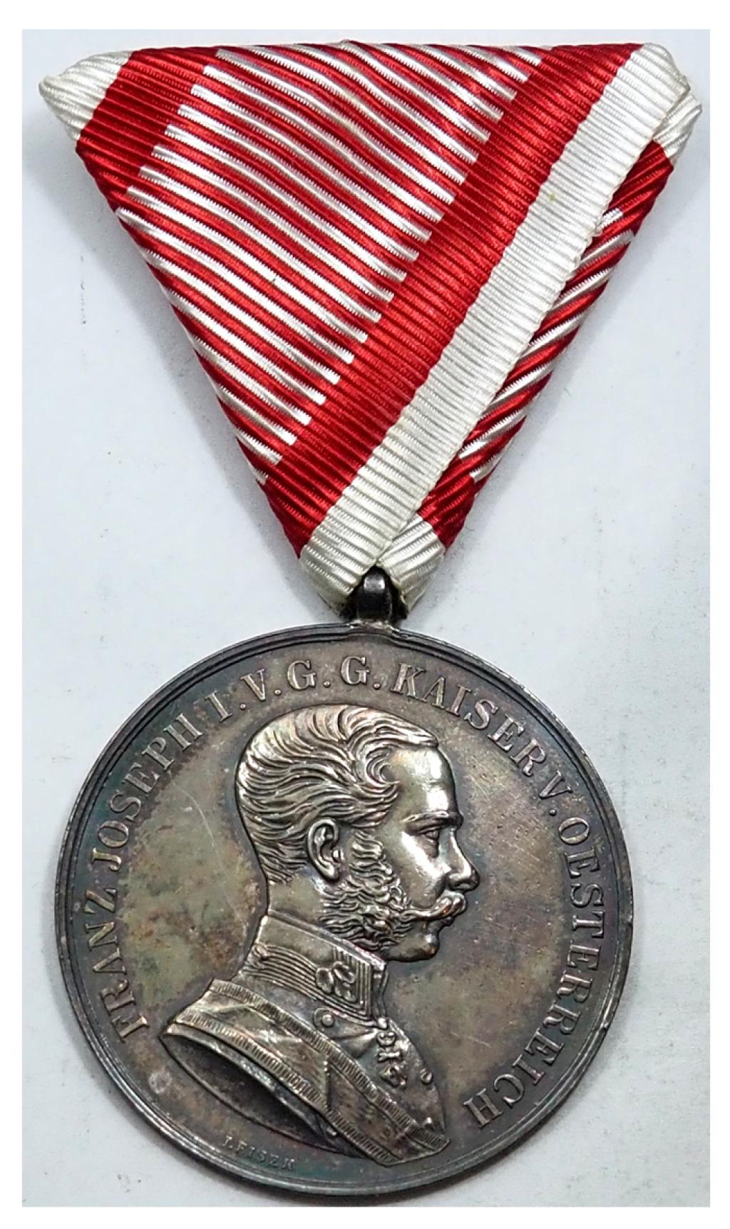 Ferenc József ”Der Tapferkeit” kitüntetés