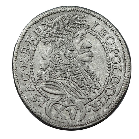 I.Lipót 1757-1705 XV krajcár 1696 NB