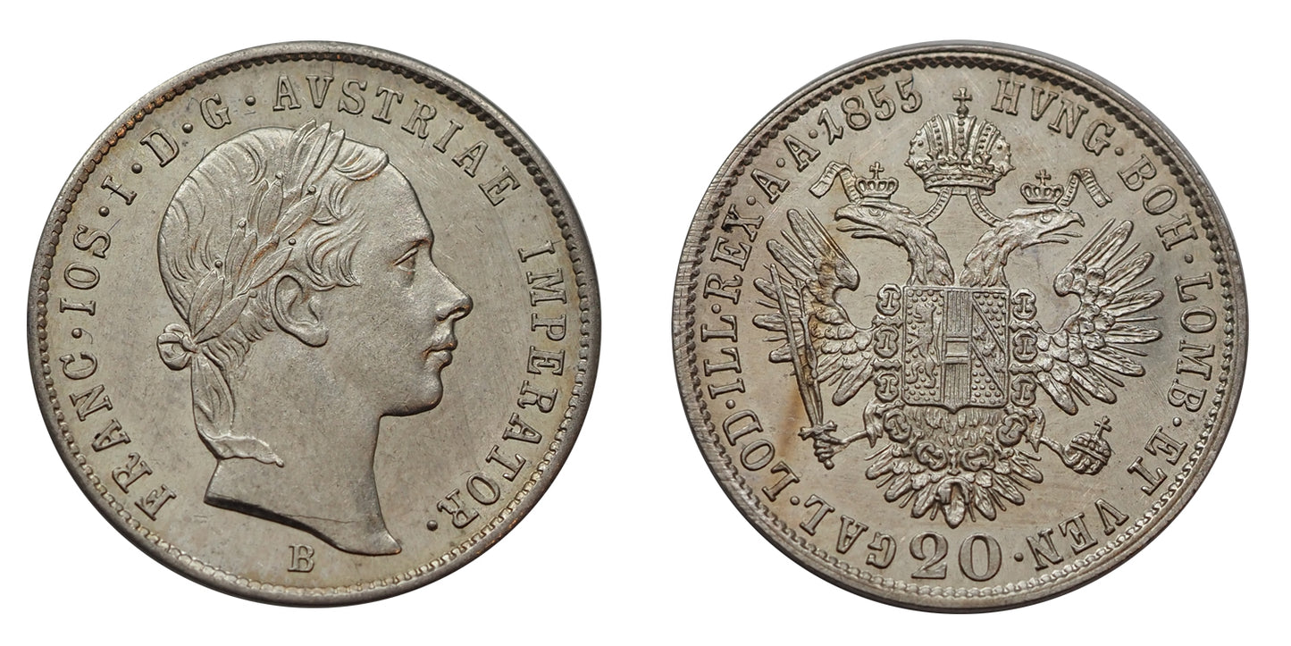 Ferenc József 1848-1916 20 krajcár 1855