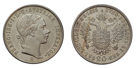 Ferenc József 1848-1916 20 krajcár 1855