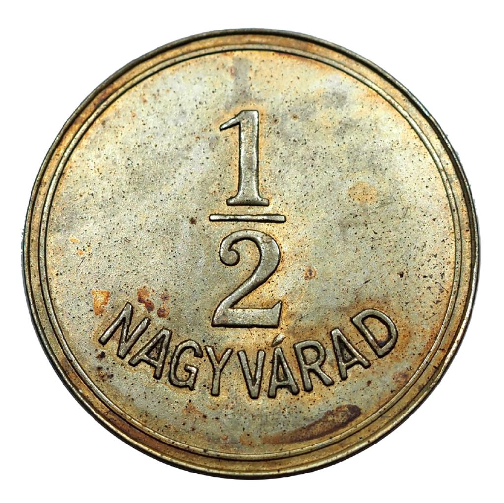 Nagyvárad Mor & Levin 1/2 krajcár R!