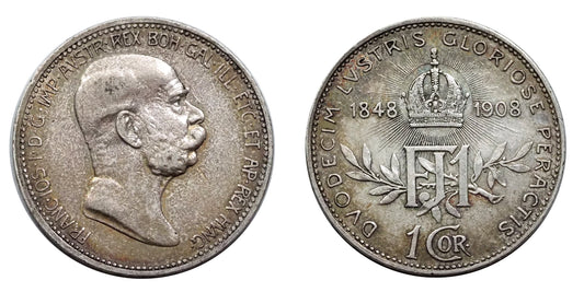 Ferenc József 1848-1916 1 korona 1908