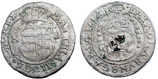 II.Mátyás 1608-1619 garas