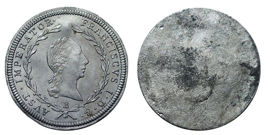 Ferenc 1792-1835 10 krajcár próbaveret R!